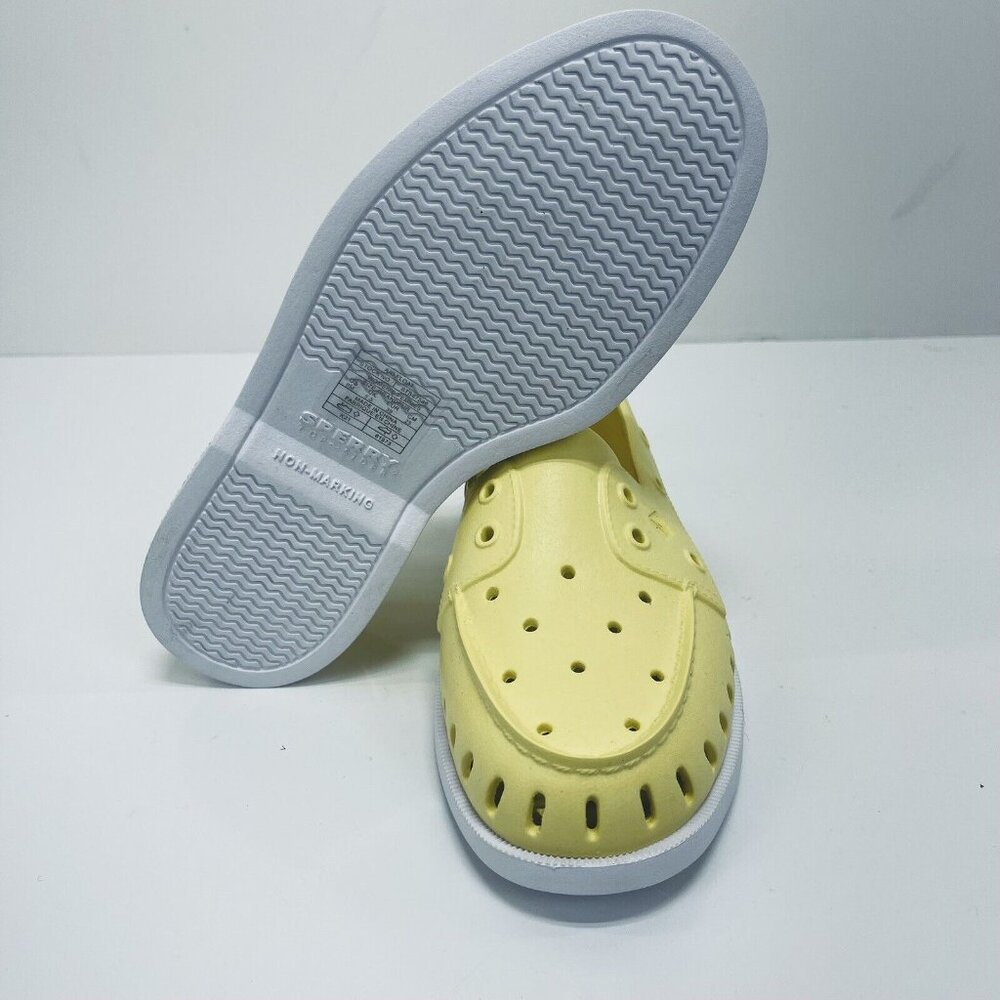Sperry Top Sider Shoes Sz 8 Women’s Yellow Float Boat Slip On Foam Beach New - Picture 12 of 13
